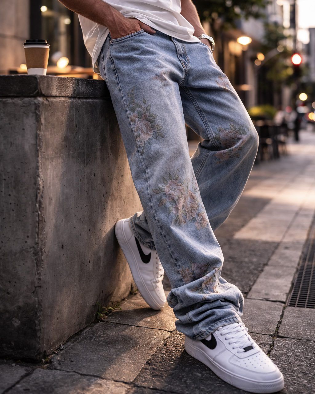 FLORAL FADE DENIM – LIGHT BLUE gallery.thumbnail 2