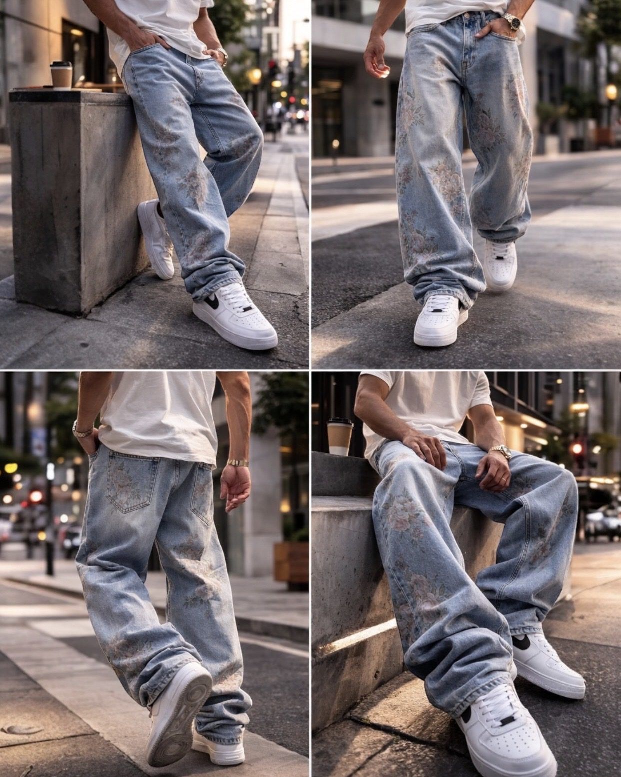 FLORAL FADE DENIM – LIGHT BLUE gallery.thumbnail 5