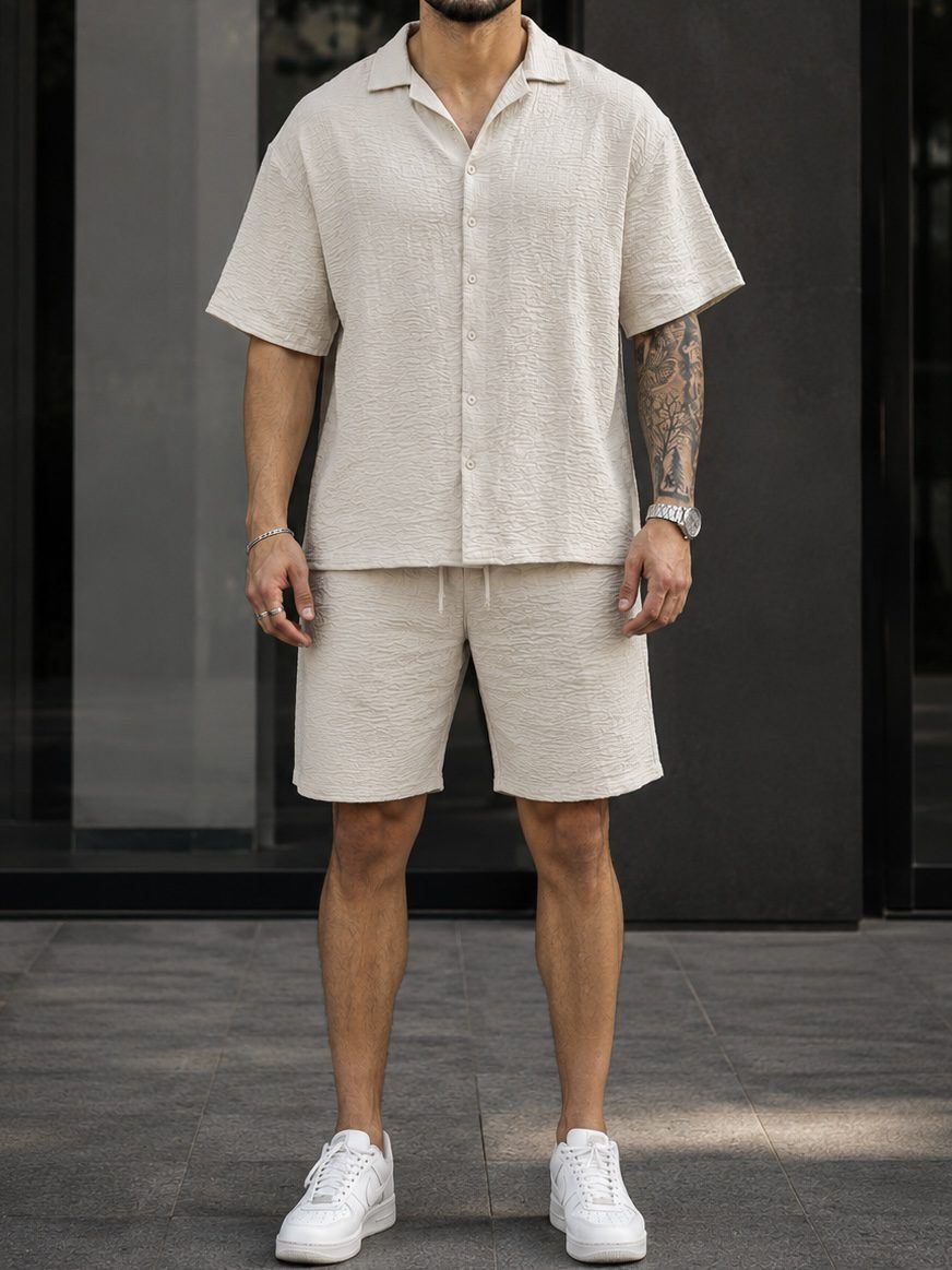 Cream Textured Summer Set 1