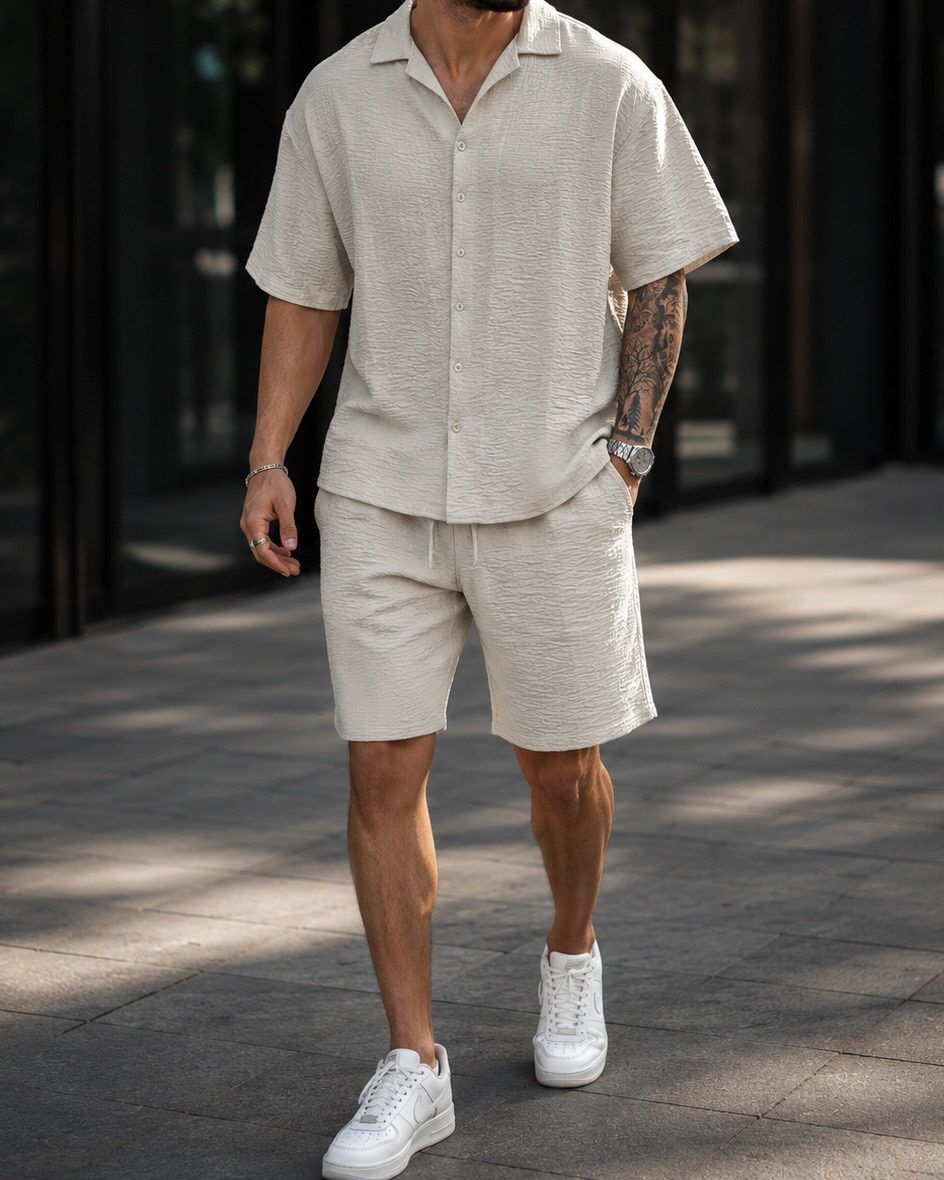 Cream Textured Summer Set gallery.thumbnail 2