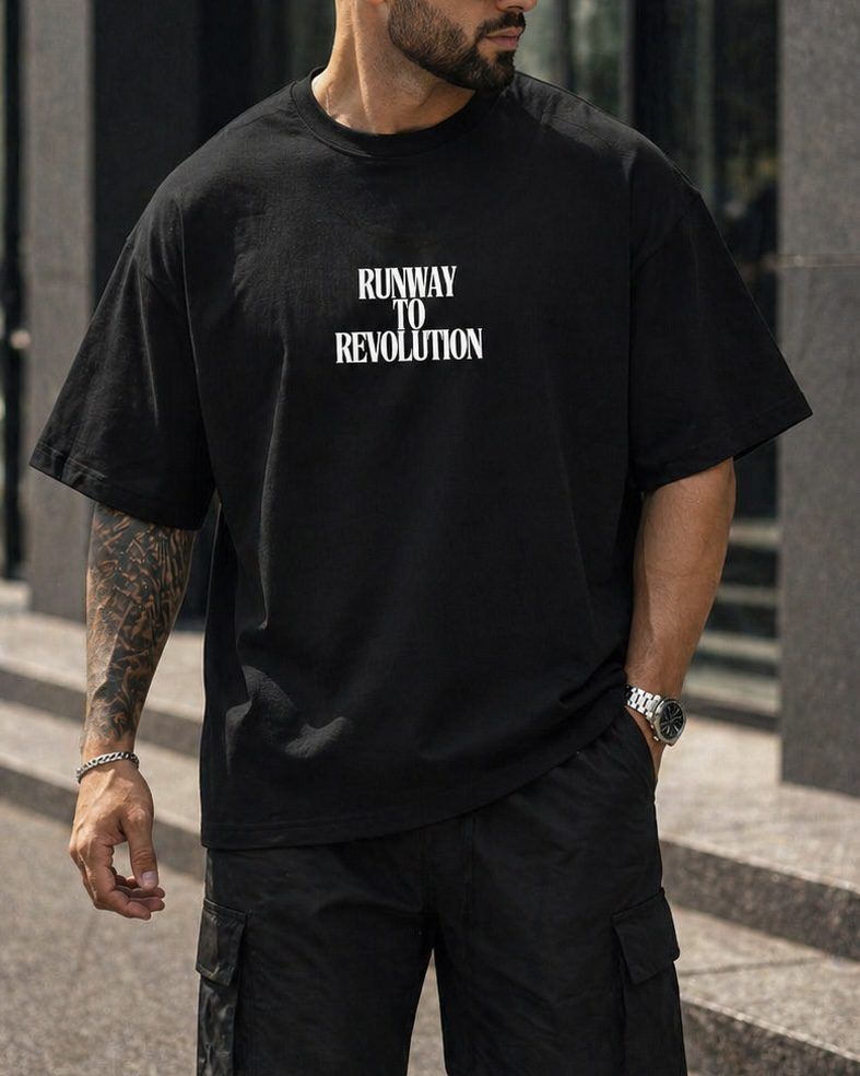 Runway Panther Tee – Black gallery.thumbnail 1