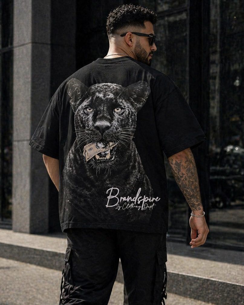 Runway Panther Tee – Black gallery.thumbnail 2