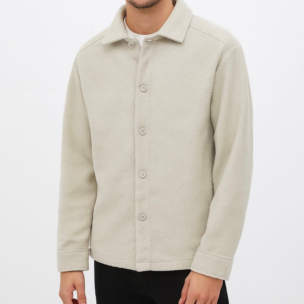 Ice Beige Overshirt 1