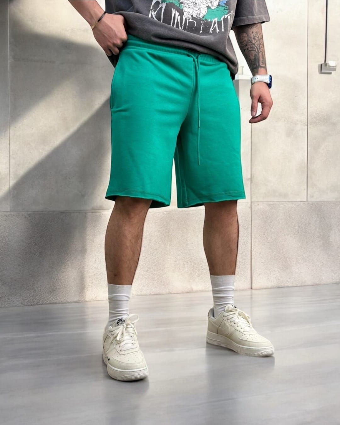 Green Bermuda Shorts 2