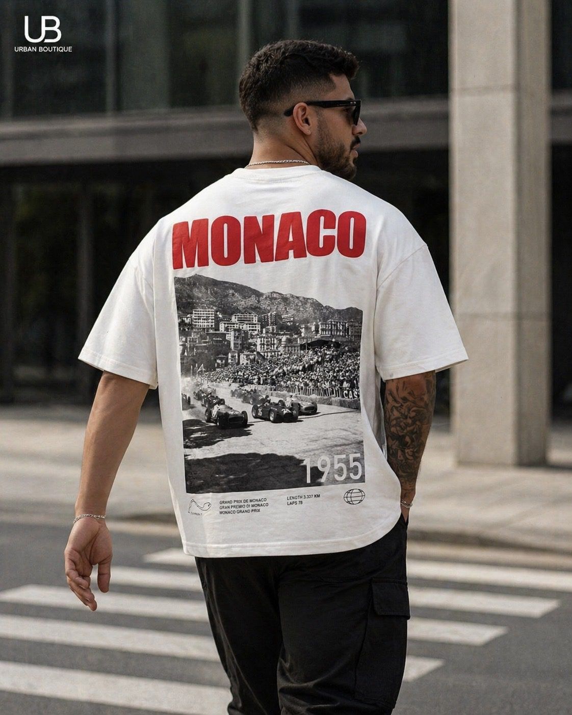 Monaco Graphic T-Shirt – Off White gallery.thumbnail 2