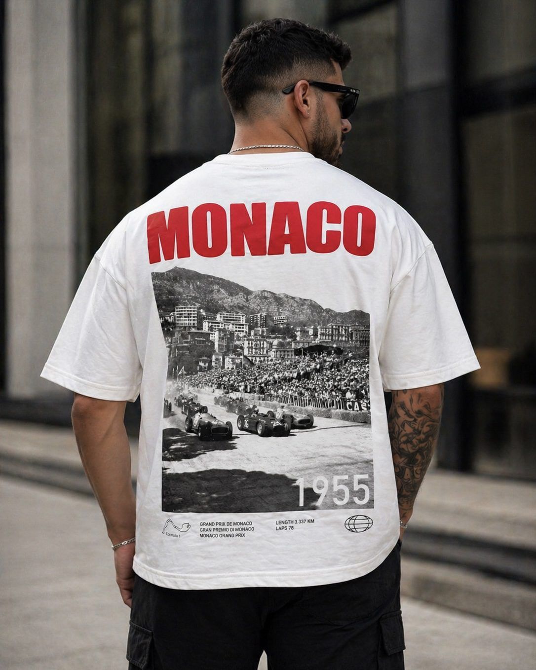 Monaco Graphic T-Shirt – Off White gallery.thumbnail 4