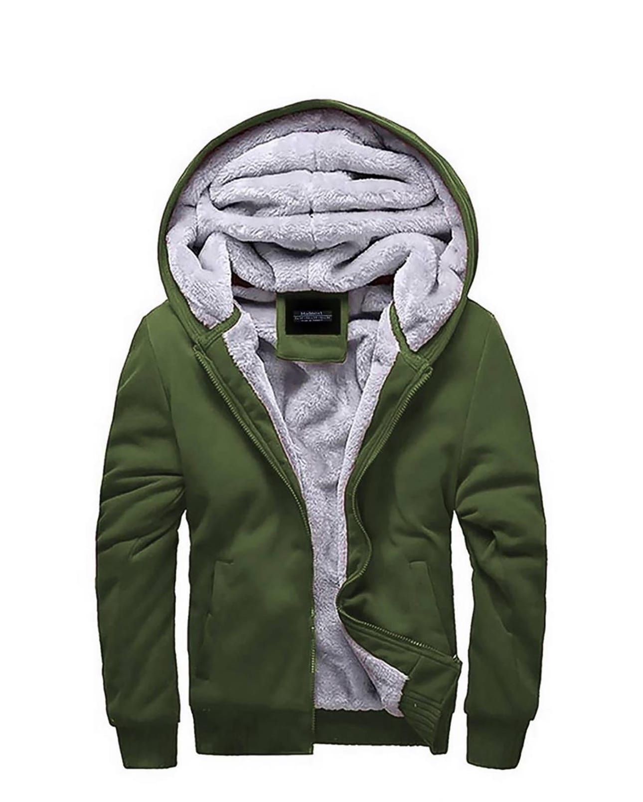 Forest Green Thermal Hoodie gallery.thumbnail 3