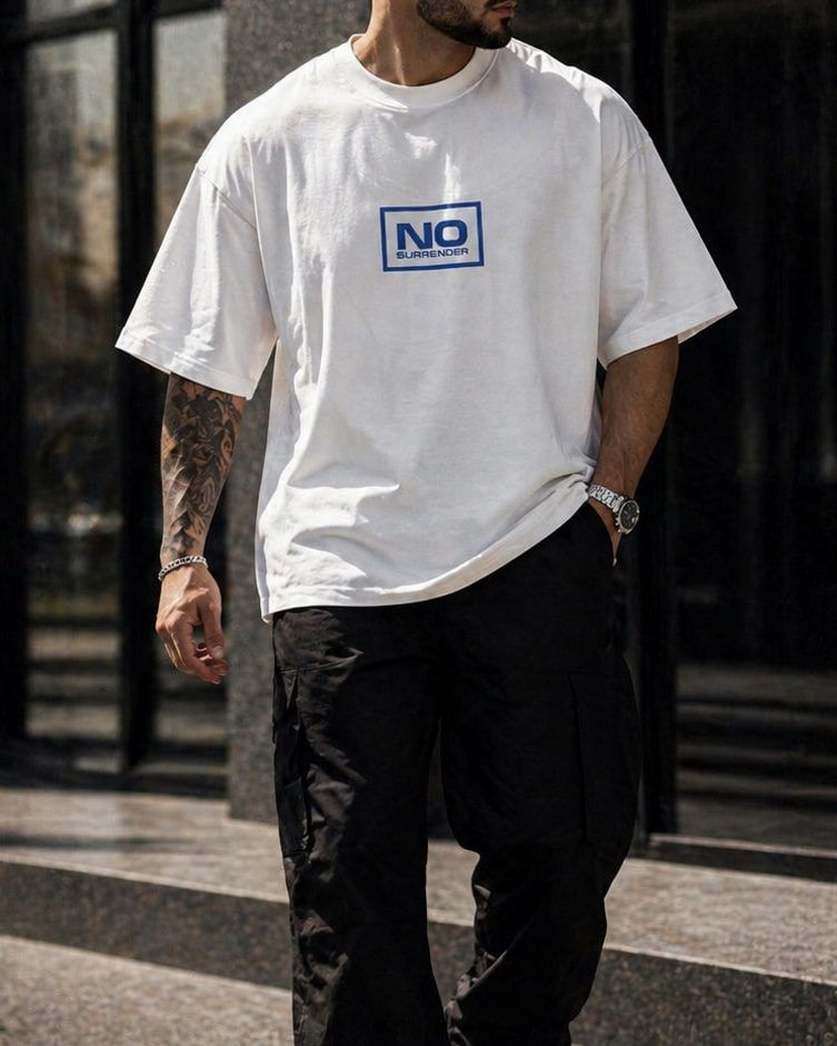 No Surrender Tee – White gallery.thumbnail 3