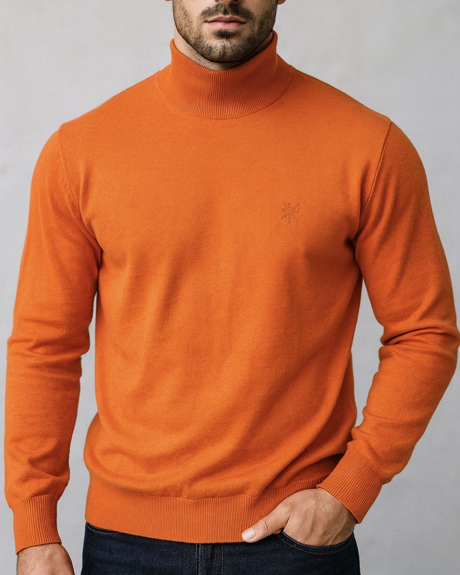 Orange Turtleneck – Modern Statement Edition gallery.thumbnail 1