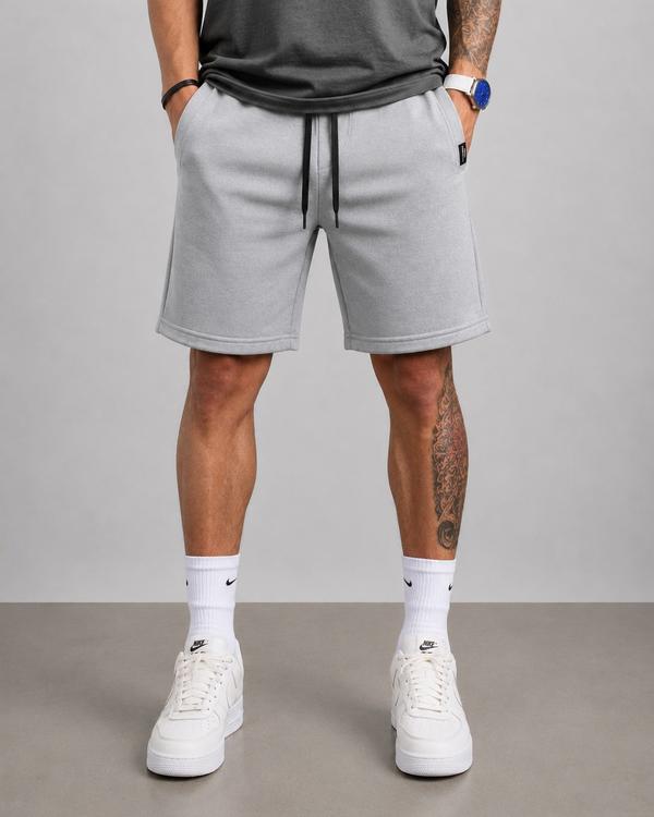 Ice Grey Essential Shorts