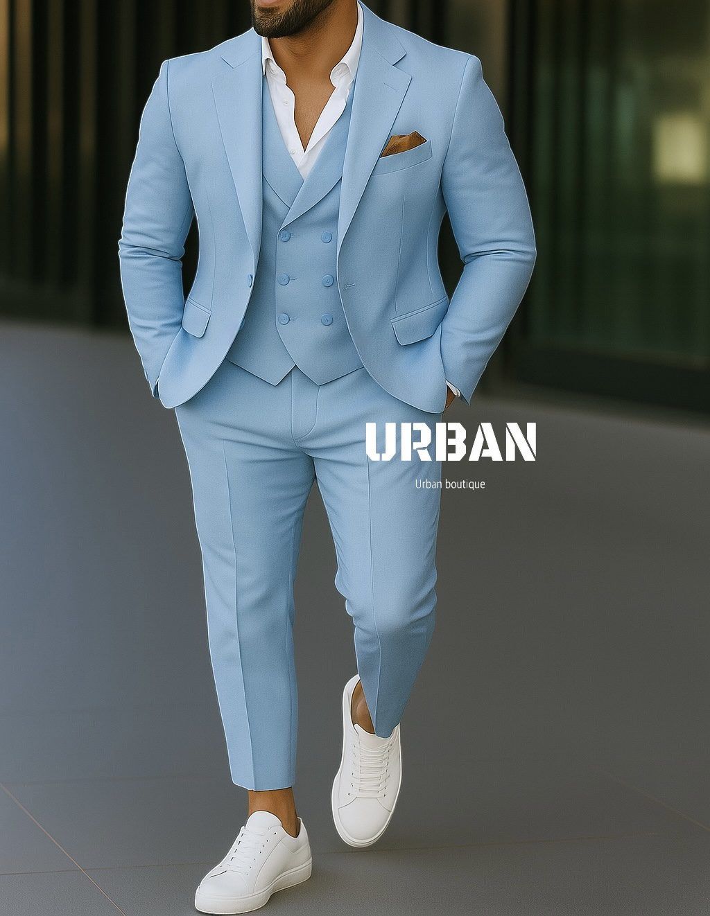 SKY BLUE SUIT SET – ELEGANCE EDITION gallery.thumbnail 2