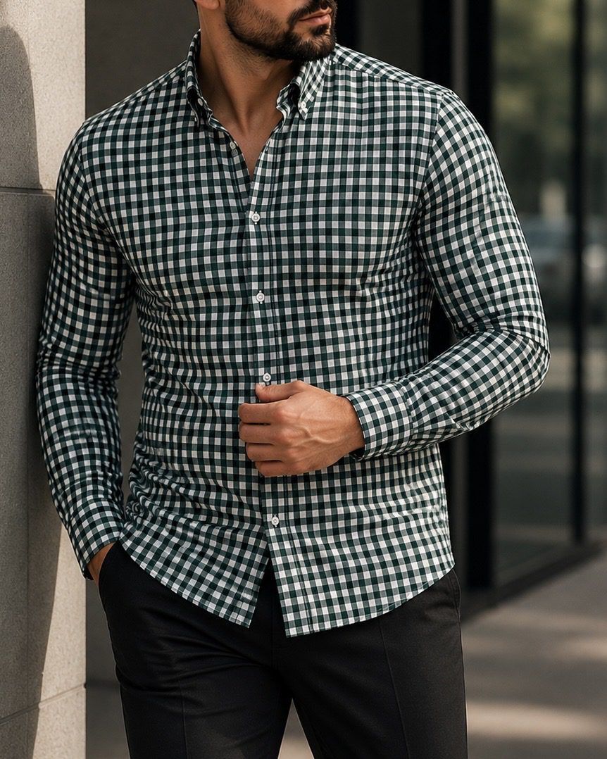 Green Checkered Shirt gallery.thumbnail 2