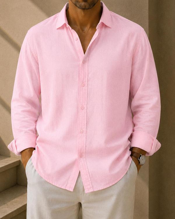 Soft Pink Casual Shirt
