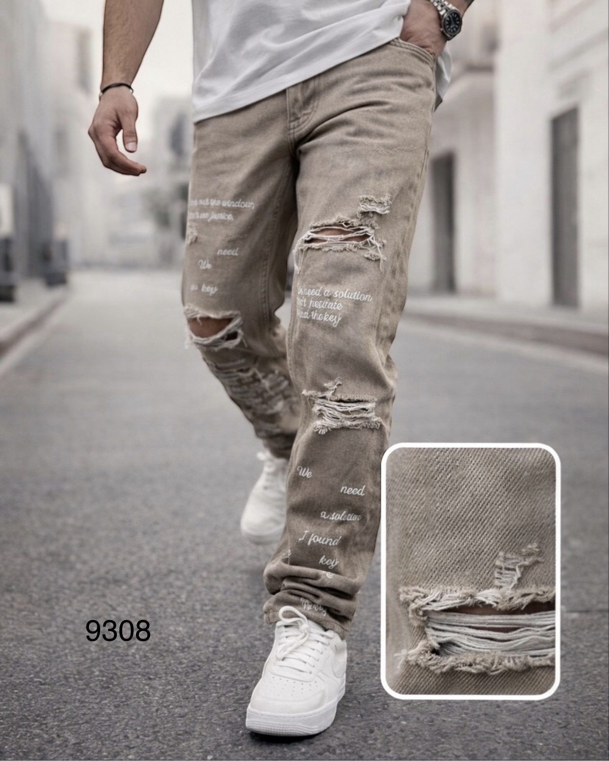 Distressed Relaxed Fit Denim Jeans gallery.thumbnail 4