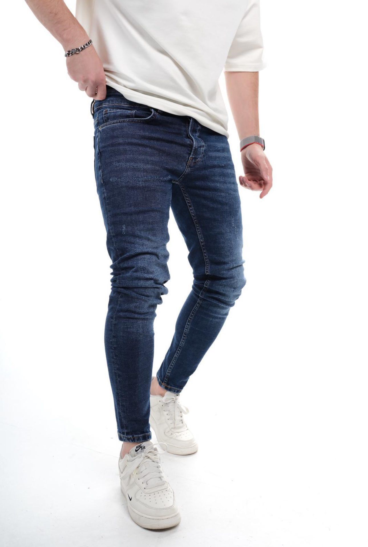SUPER SKINNY STRETCH JEANS – DEEP BLUE gallery.thumbnail 2