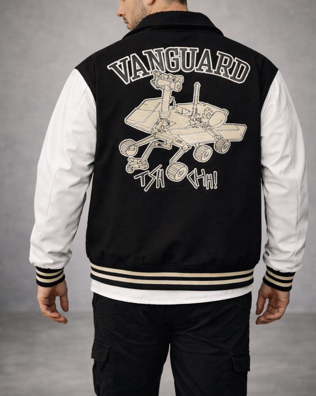 Luxury Varsity Jacket – Black Studio Edition gallery.thumbnail 3