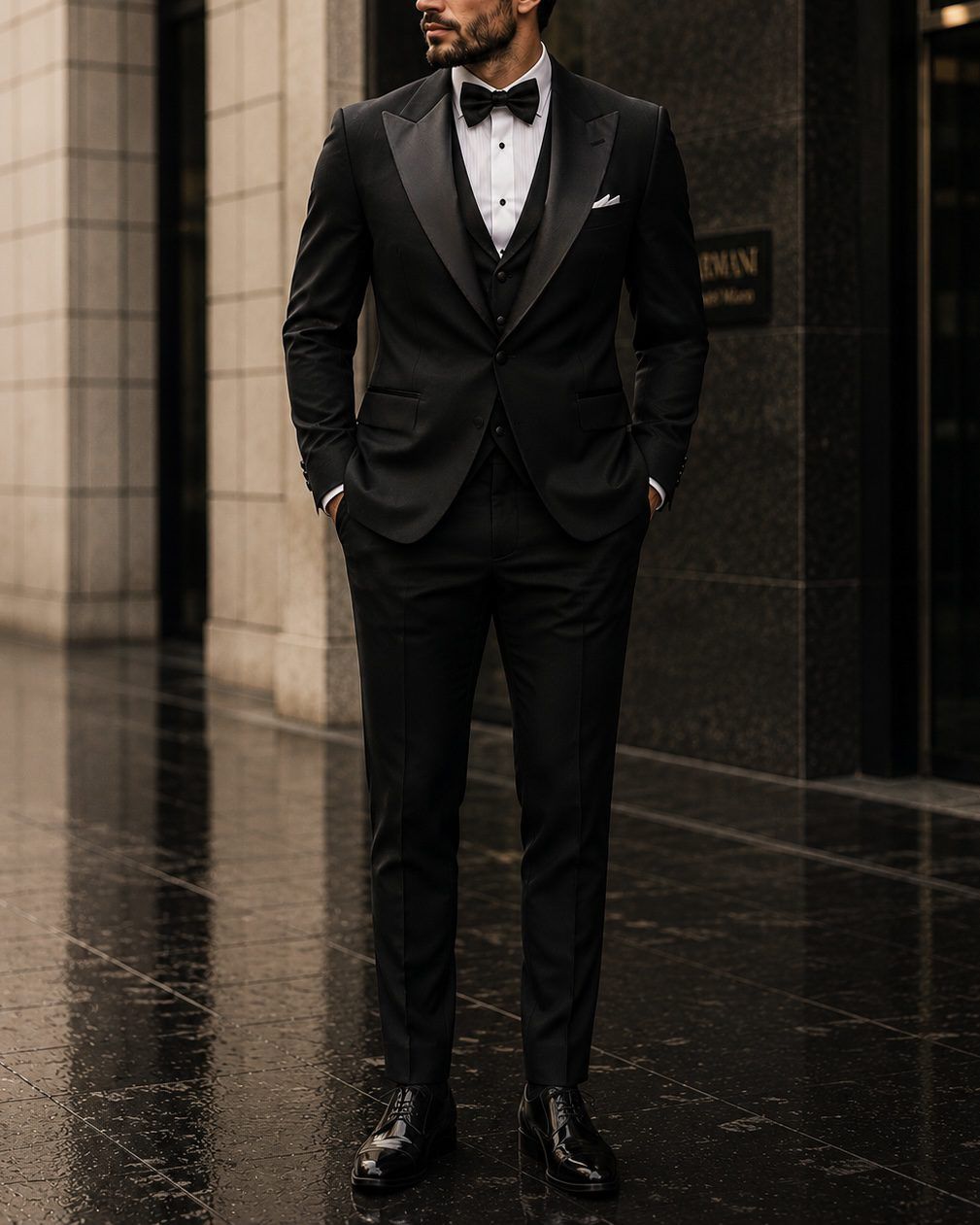 Black 3-Piece Tuxedo gallery.thumbnail 1