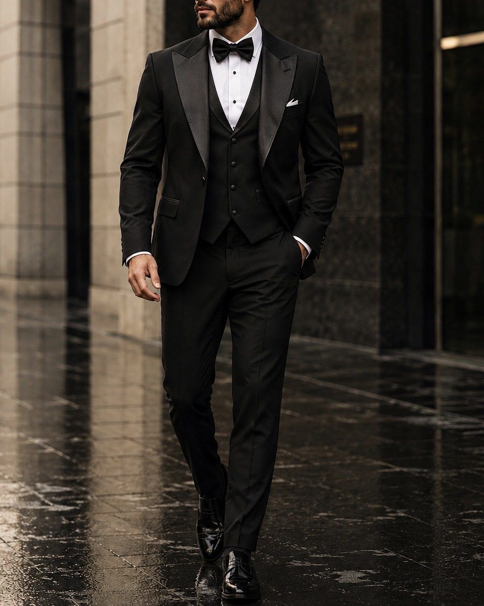 Black 3-Piece Tuxedo gallery.thumbnail 2
