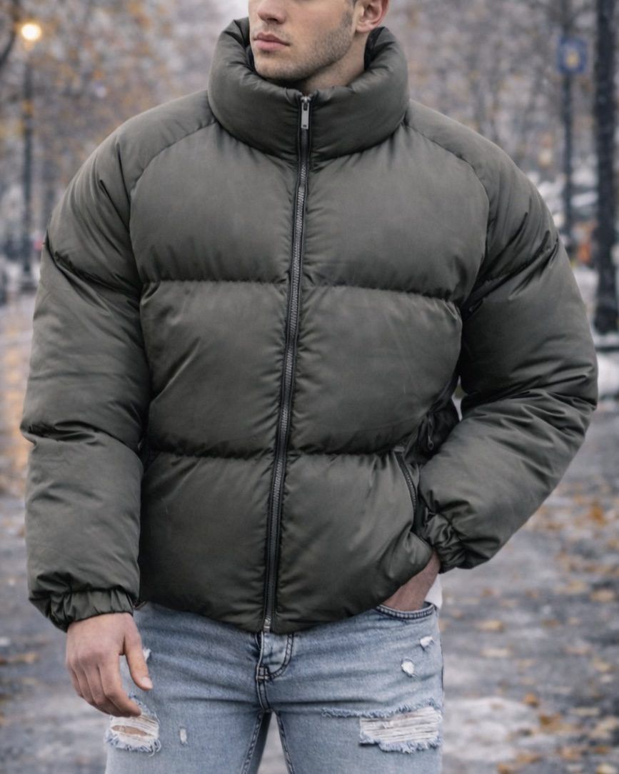 Urban Shield Puffer Jacket – Deep Olive gallery.thumbnail 2