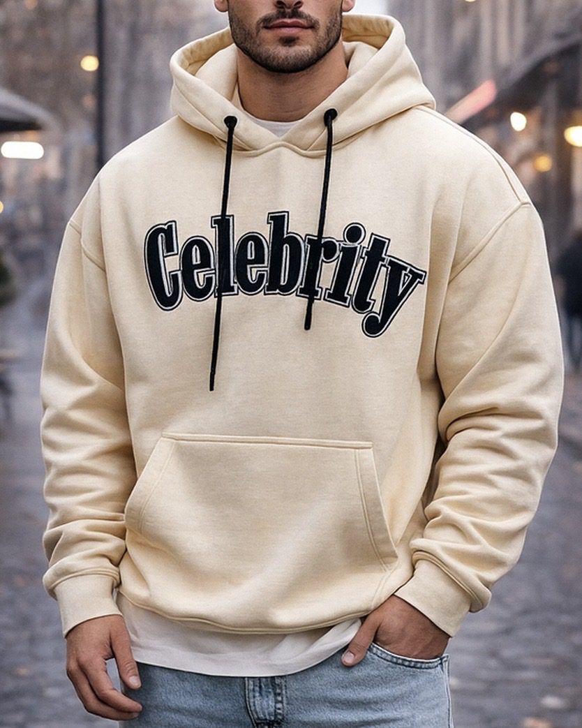 CELEBRITY HOODIE – BEIGE 1