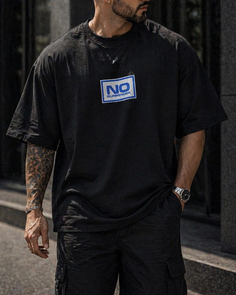 No Surrender Tee – Black gallery.thumbnail 1