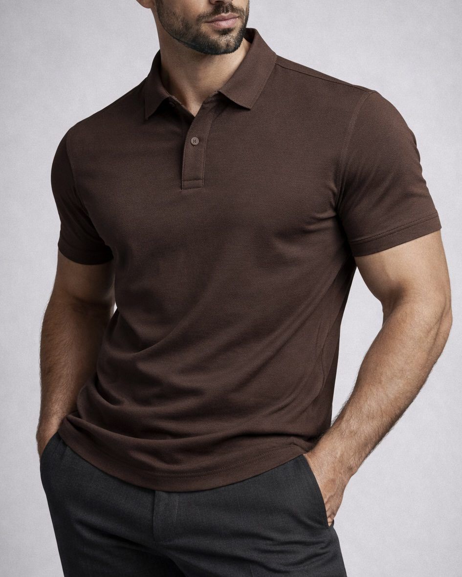 Signature Brown Polo gallery.thumbnail 1
