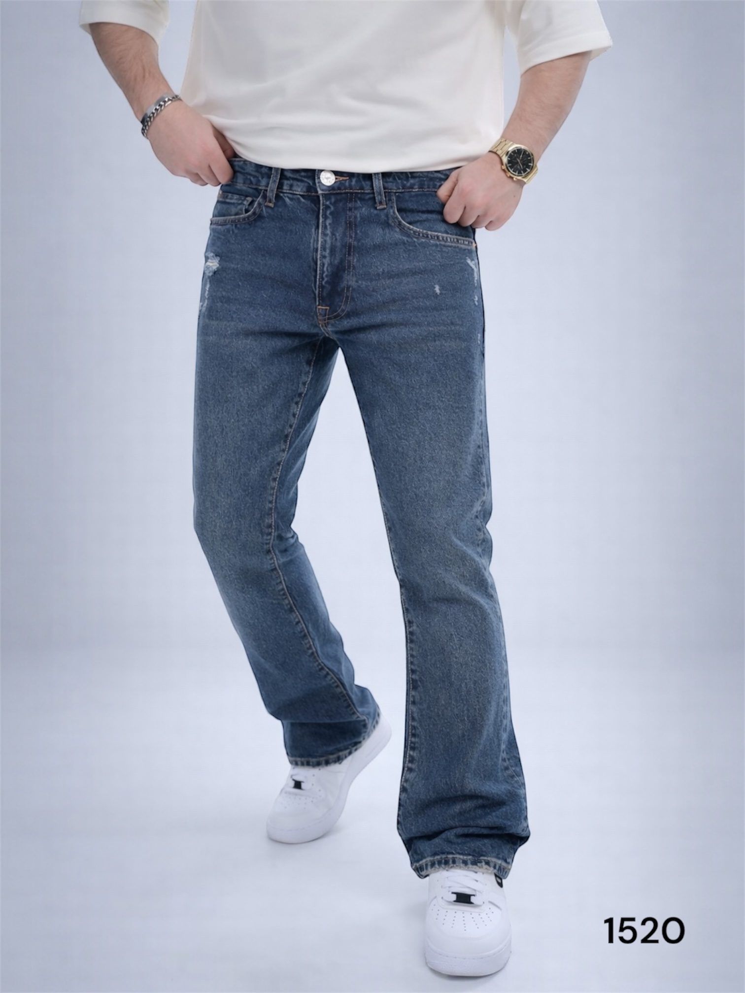 Premium Blue Straight Jeans gallery.thumbnail 2