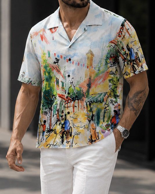 Abstract Print Shirt gallery.thumbnail 2