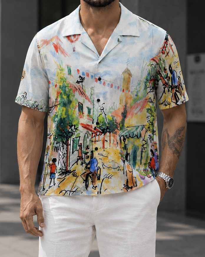 Abstract Print Shirt gallery.thumbnail 3