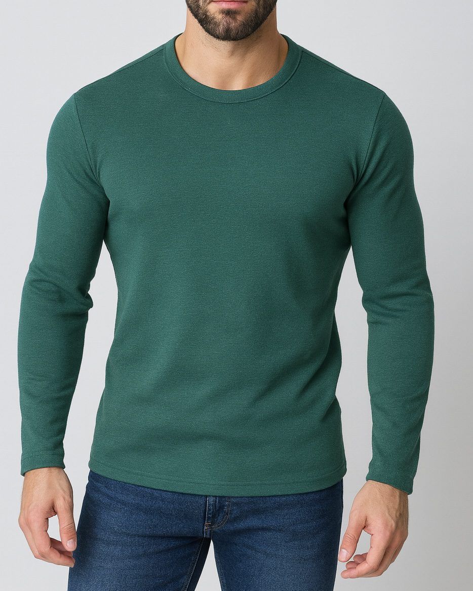 PREMIUM LONG SLEEVE – EMERALD GREEN gallery.thumbnail 1