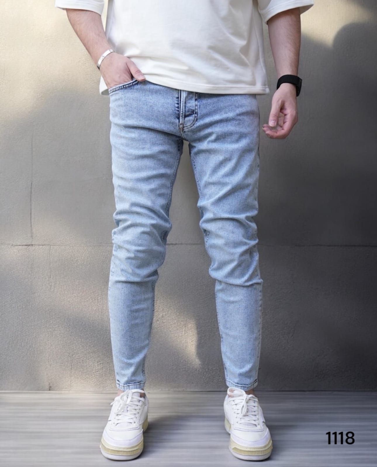 Light Blue Slim Fit Jeans gallery.thumbnail 1