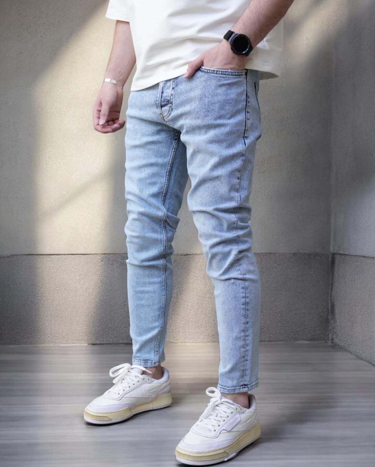 Light Blue Slim Fit Jeans gallery.thumbnail 2