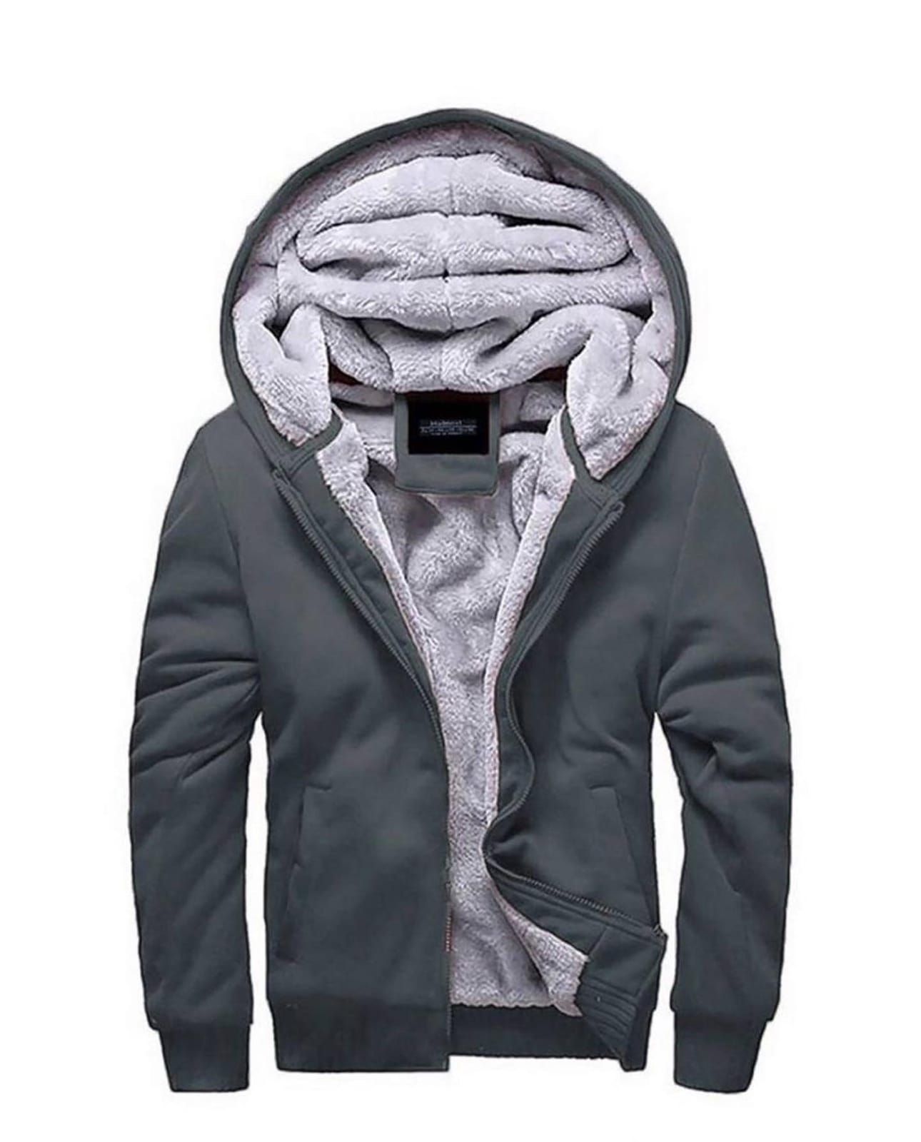 Steel Grey Thermal Hoodie gallery.thumbnail 3