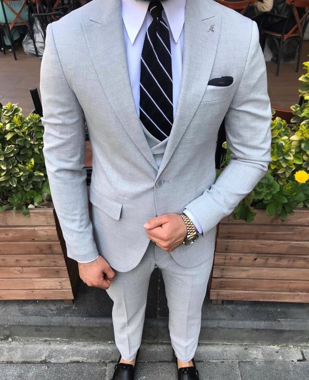 LIGHT GREY SUIT SET – MODERN CLASS EDITION gallery.thumbnail 1