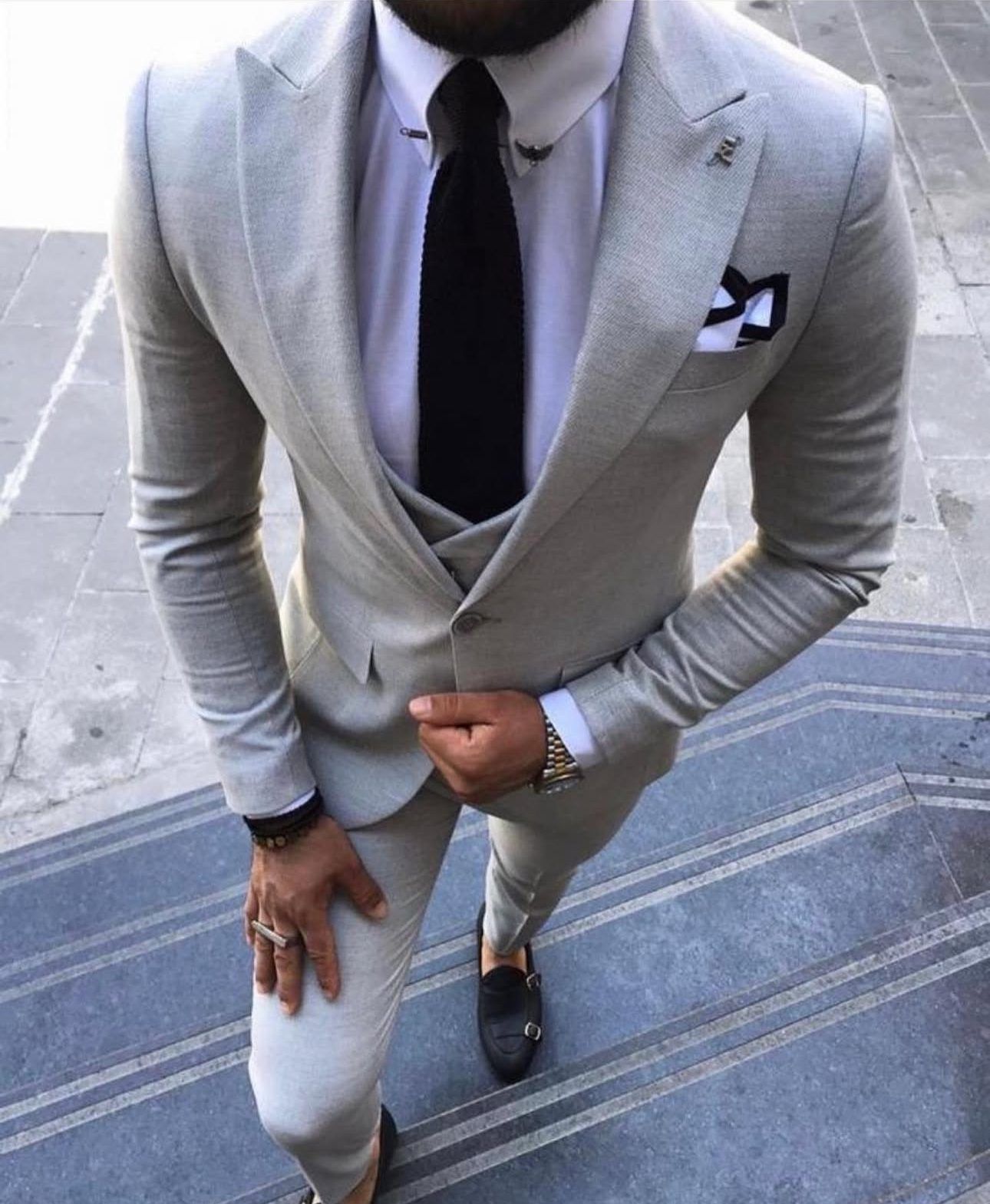 LIGHT GREY SUIT SET – MODERN CLASS EDITION gallery.thumbnail 2