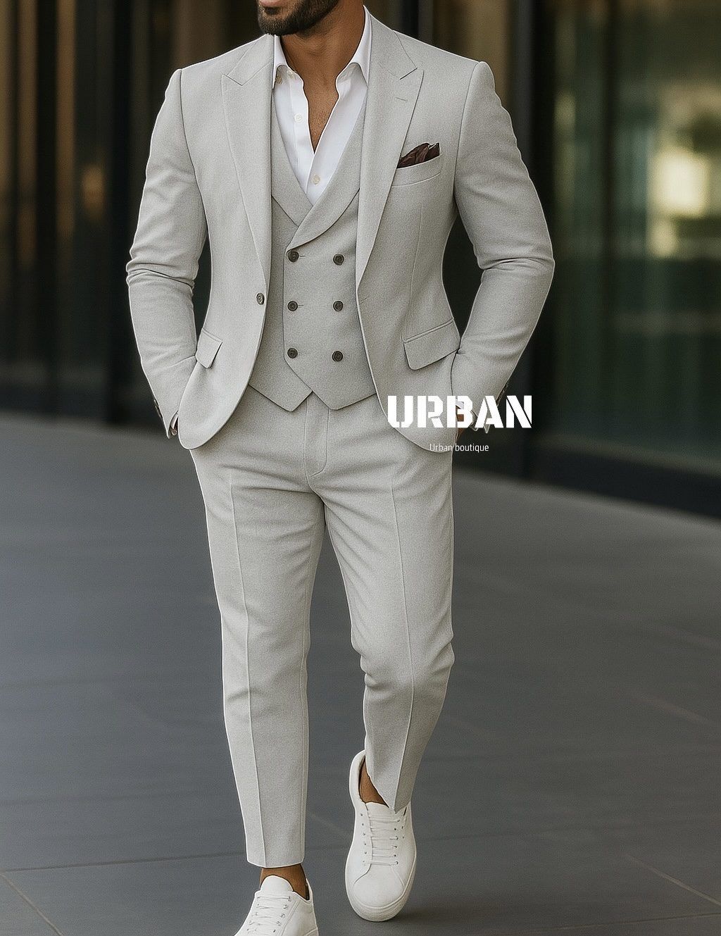 LIGHT GREY SUIT SET – MODERN CLASS EDITION gallery.thumbnail 3