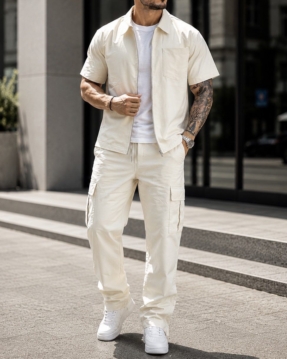 Cream Cargo Set gallery.thumbnail 1