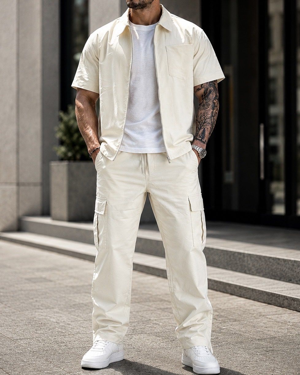 Cream Cargo Set gallery.thumbnail 2