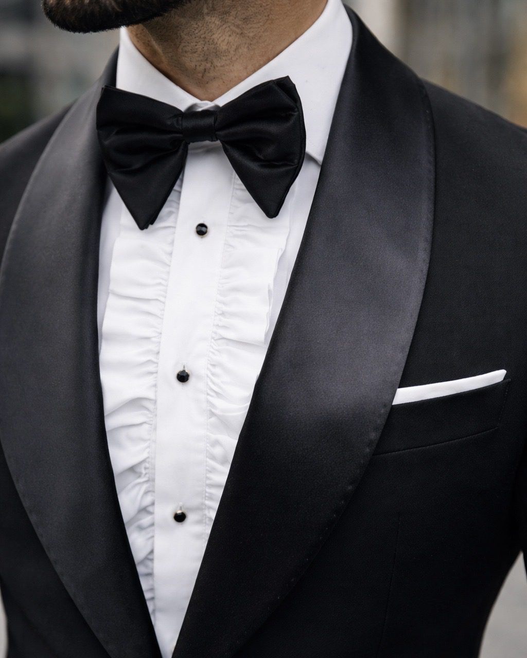 BLACK TUXEDO SET – SATIN LAPEL EDITION gallery.thumbnail 7