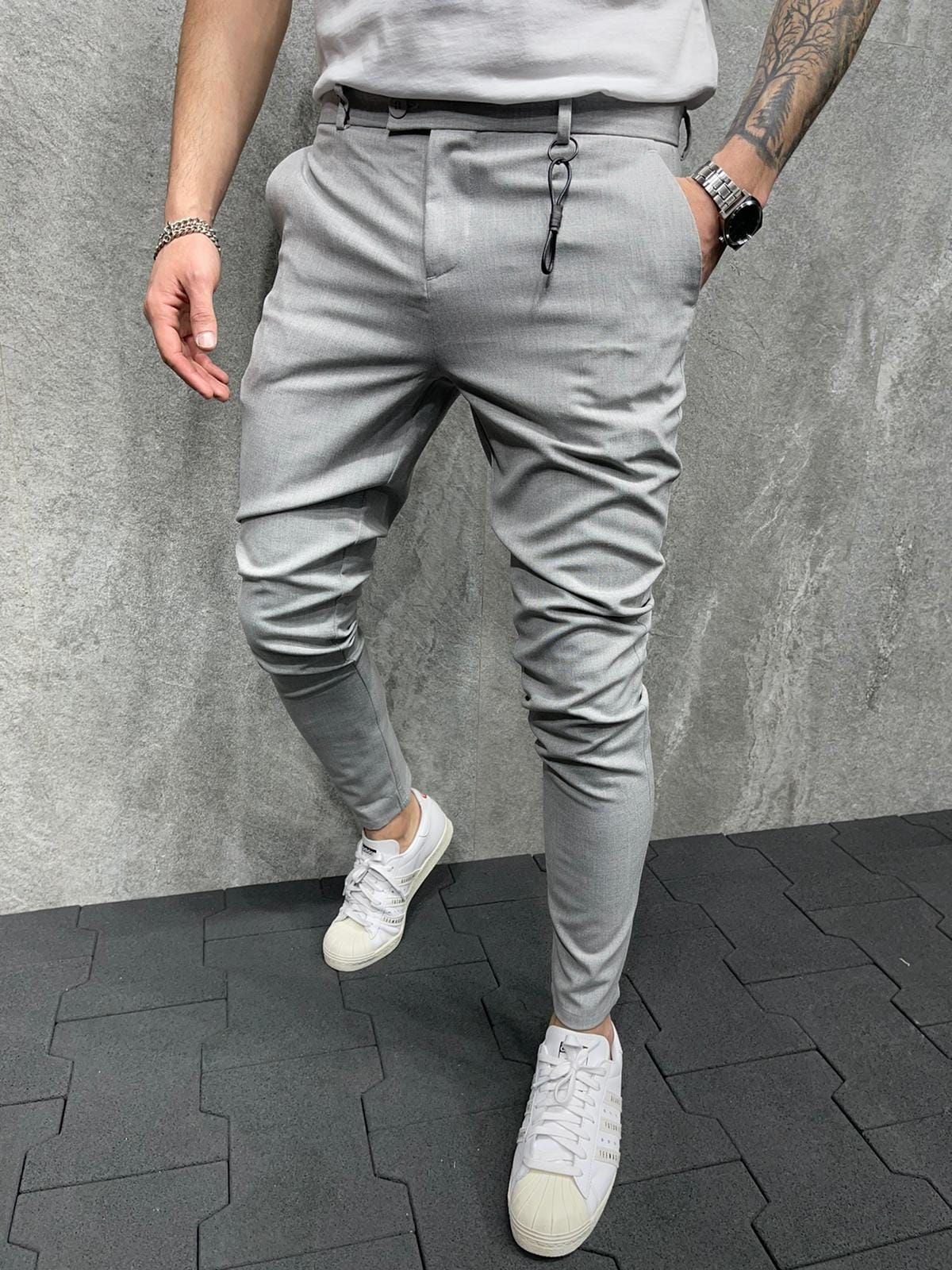 Black Cargo Jogger Pants gallery.thumbnail 2