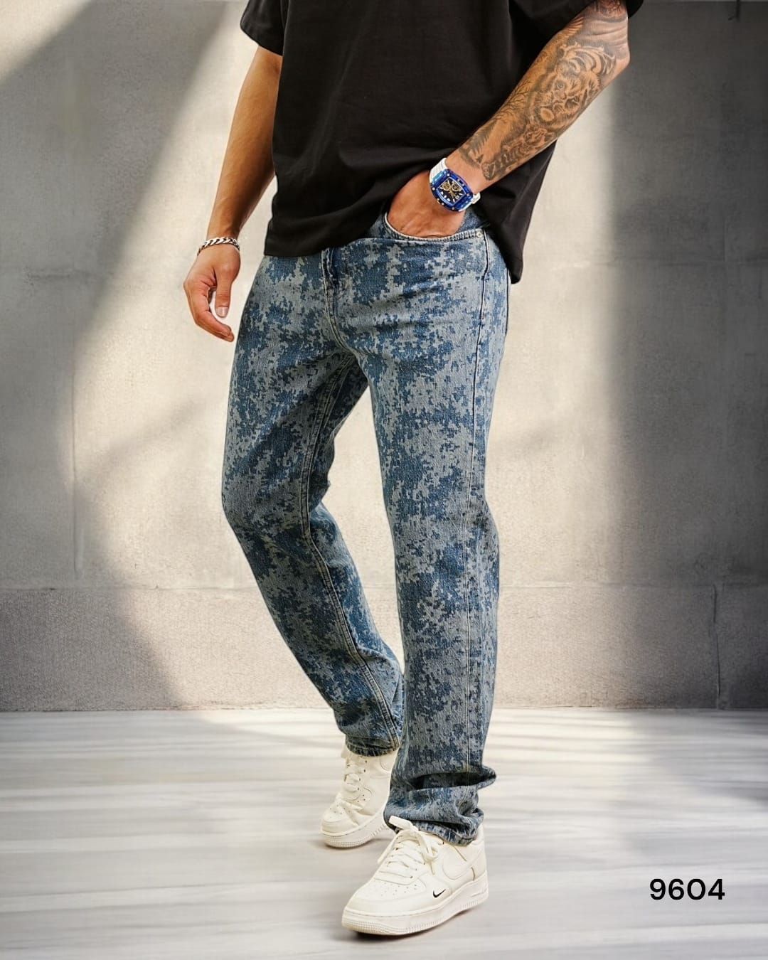 Blue Digital Wash Jeans gallery.thumbnail 2