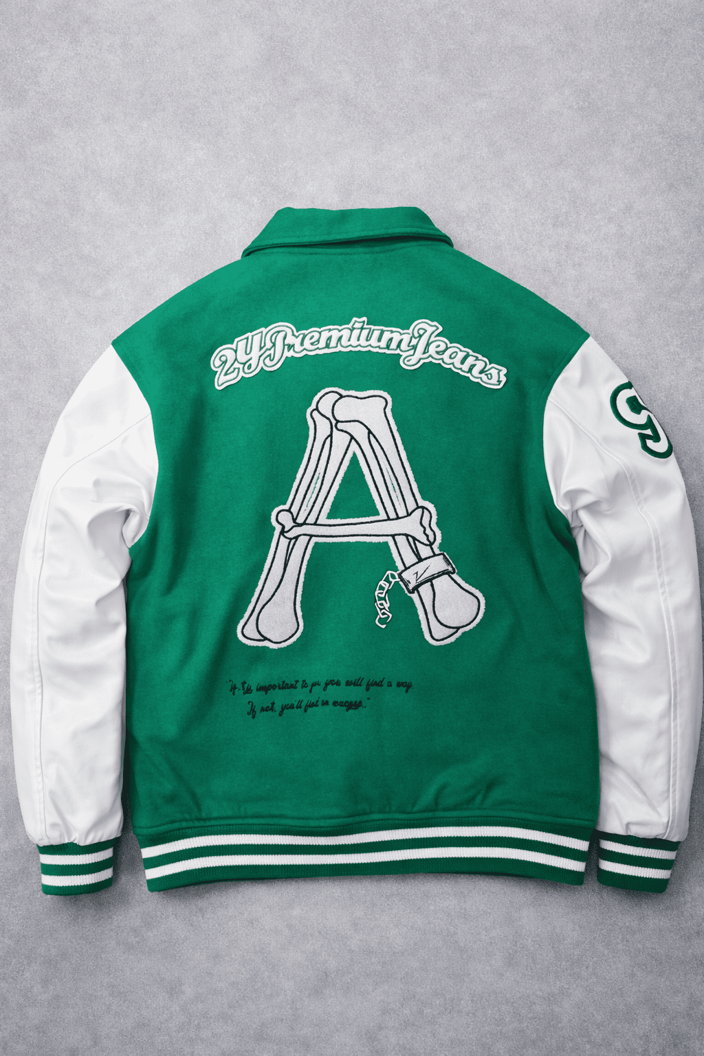 Modern Varsity Jacket – Green Edition gallery.thumbnail 4
