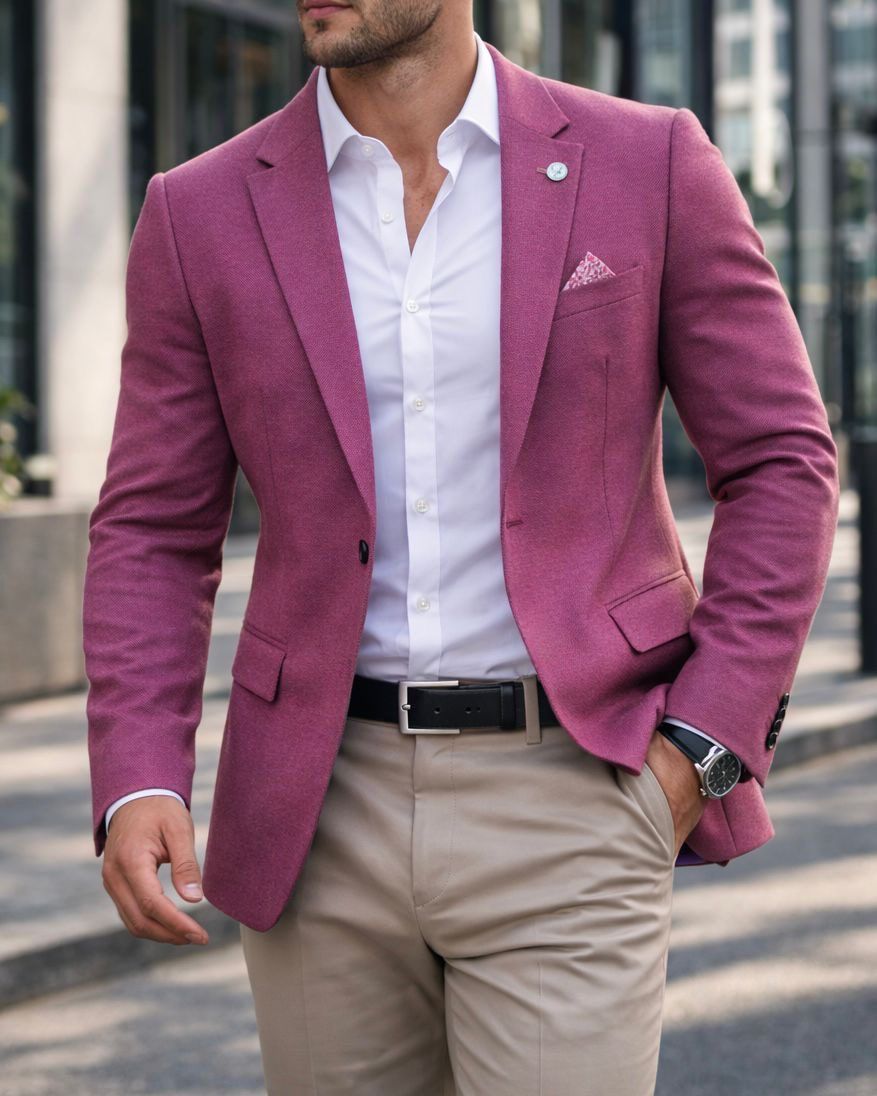 Refined Summer Blazer – Rose 1