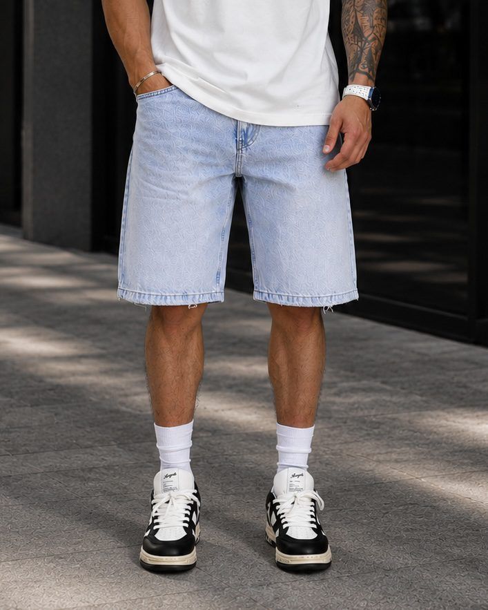 Clean Denim Shorts – Ice Blue gallery.thumbnail 1