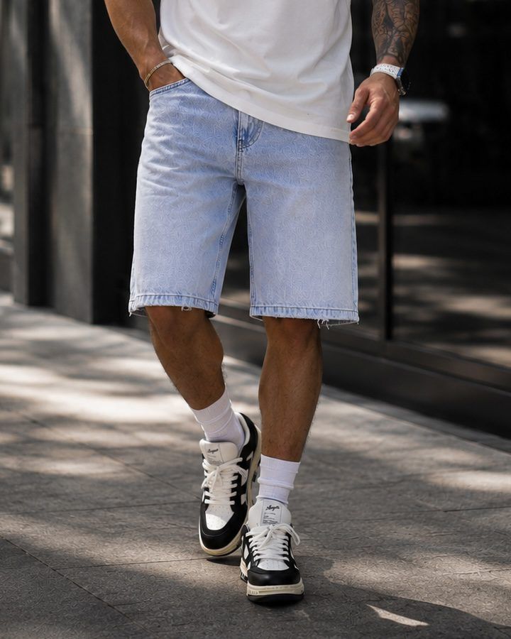 Clean Denim Shorts – Ice Blue gallery.thumbnail 3
