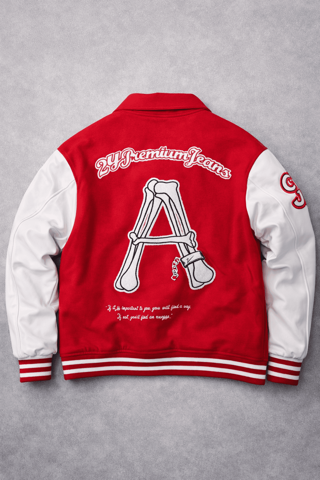 Modern Varsity Jacket – Red Edition gallery.thumbnail 5