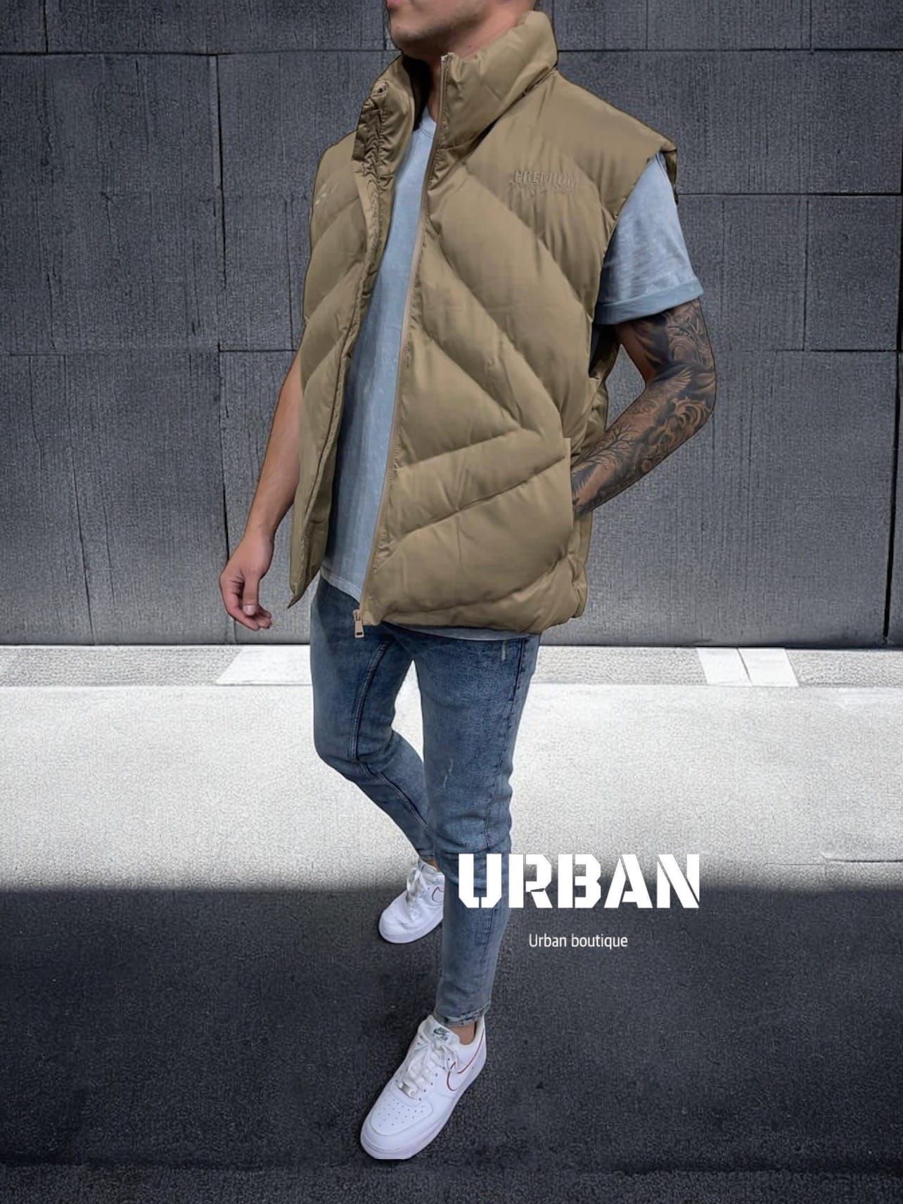 Camel Puffer Vest gallery.thumbnail 2