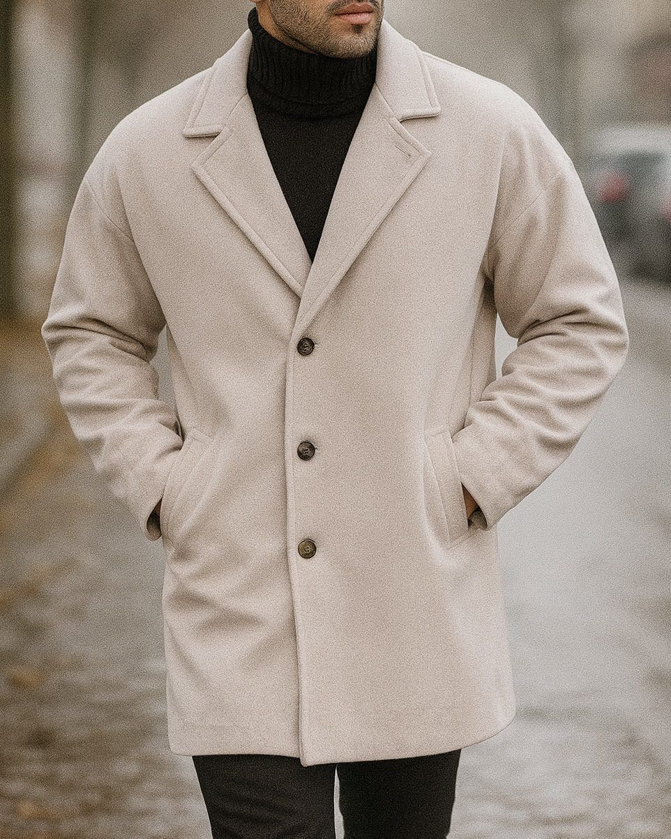 CLASSIC WOOL COAT – BEIGE gallery.thumbnail 1