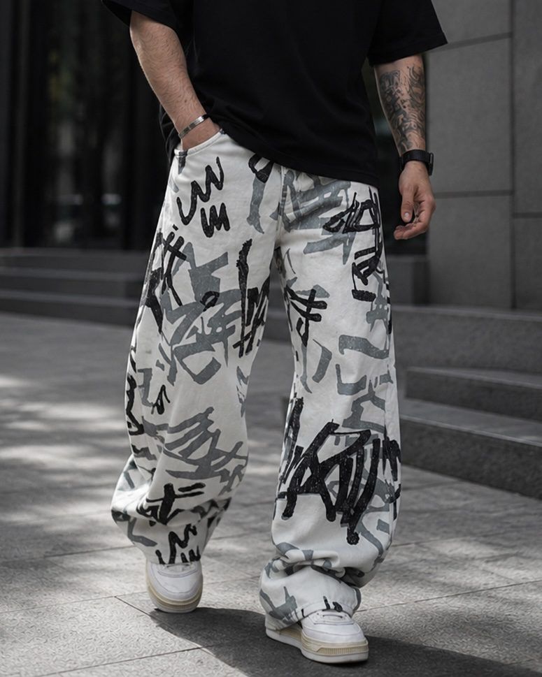 Graffiti Baggy Pants 1