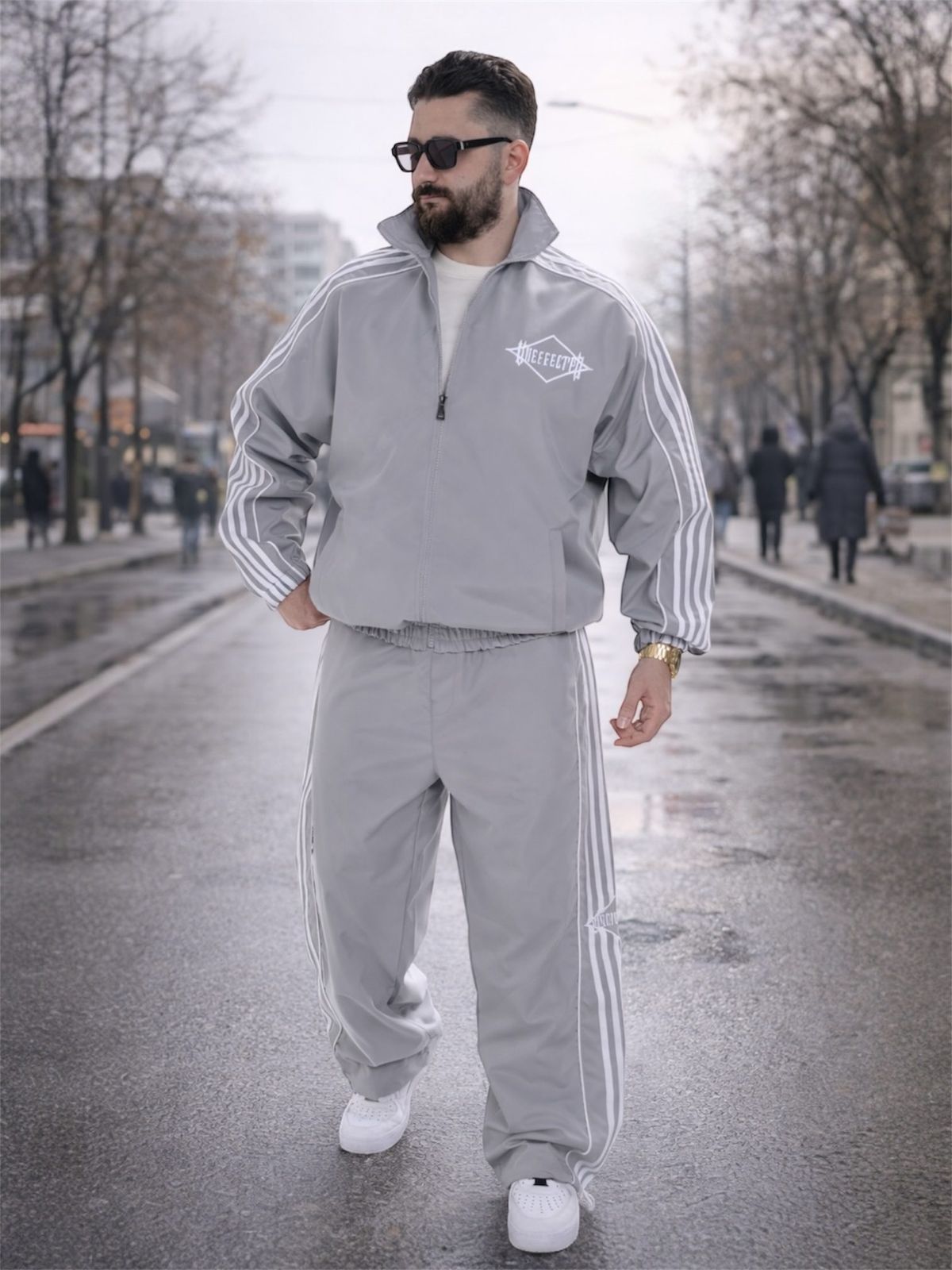 Urban Motion Tracksuit – Cloud Grey Edition 1